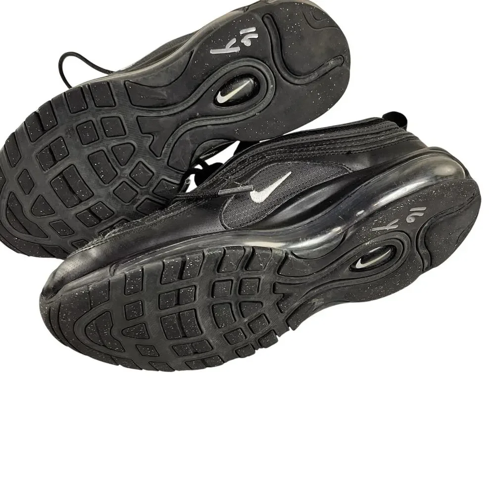 Nike Air Max 97 GS Triple Black‎ Anthracite 921522-011 Youth Sz 6.5Y